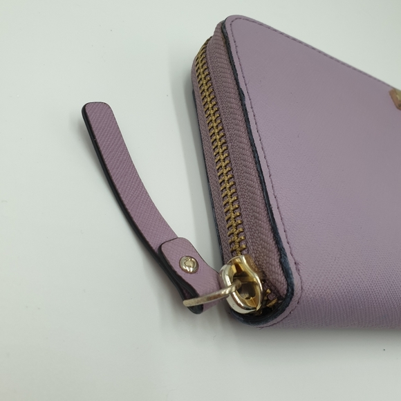 Kate Spade New York Newbury Lane Neda Purple Lilac Leather Wallet - Picture 8 of 16